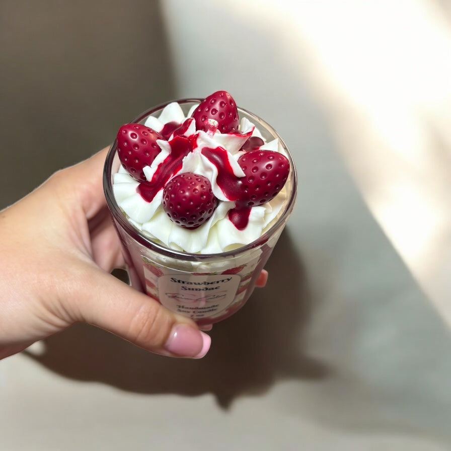 Strawberry Sundae Candle