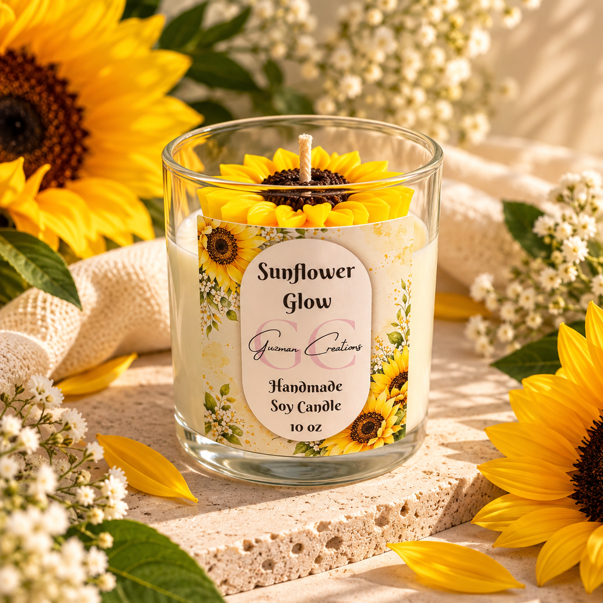 Sunflower Glow Candle