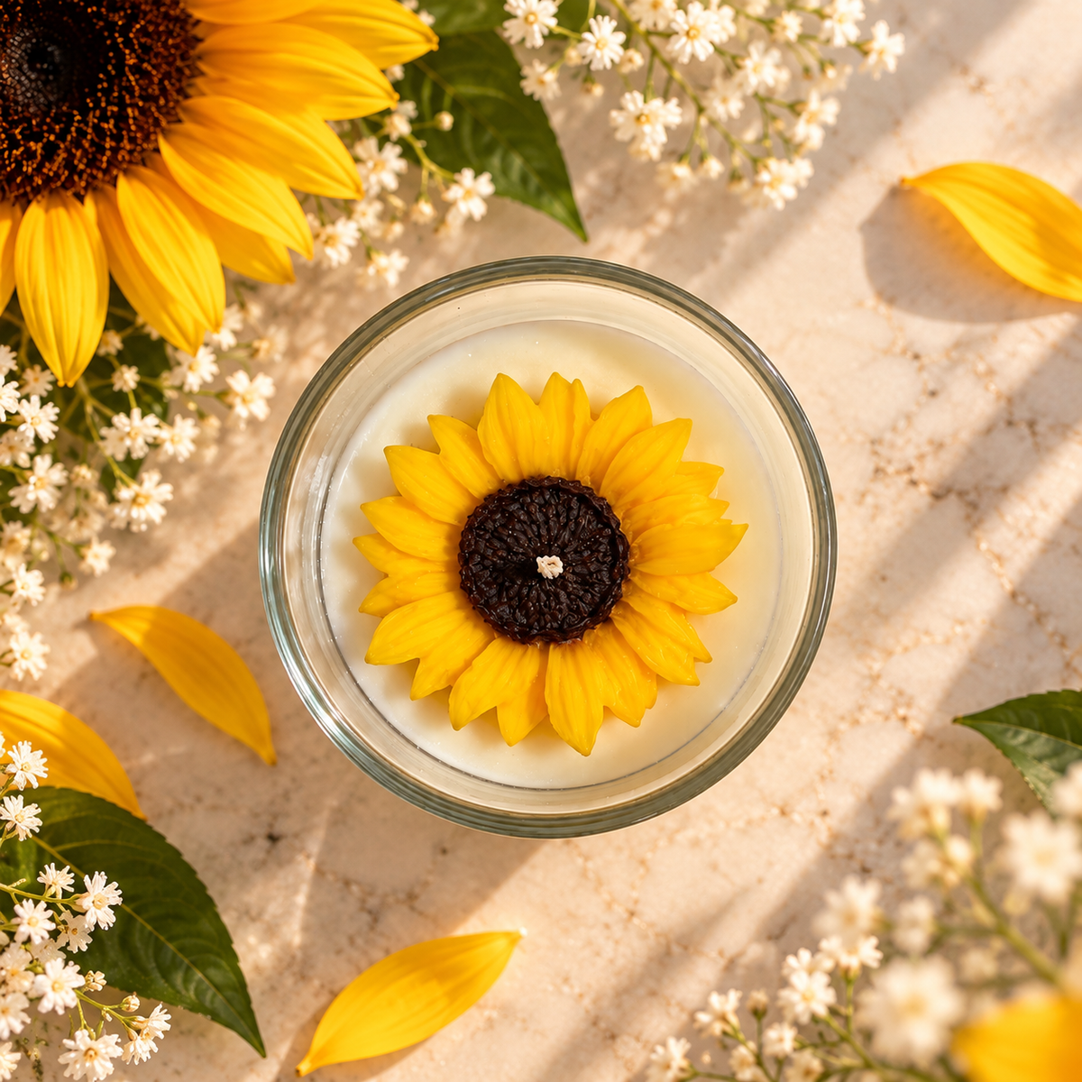 Sunflower Glow Candle