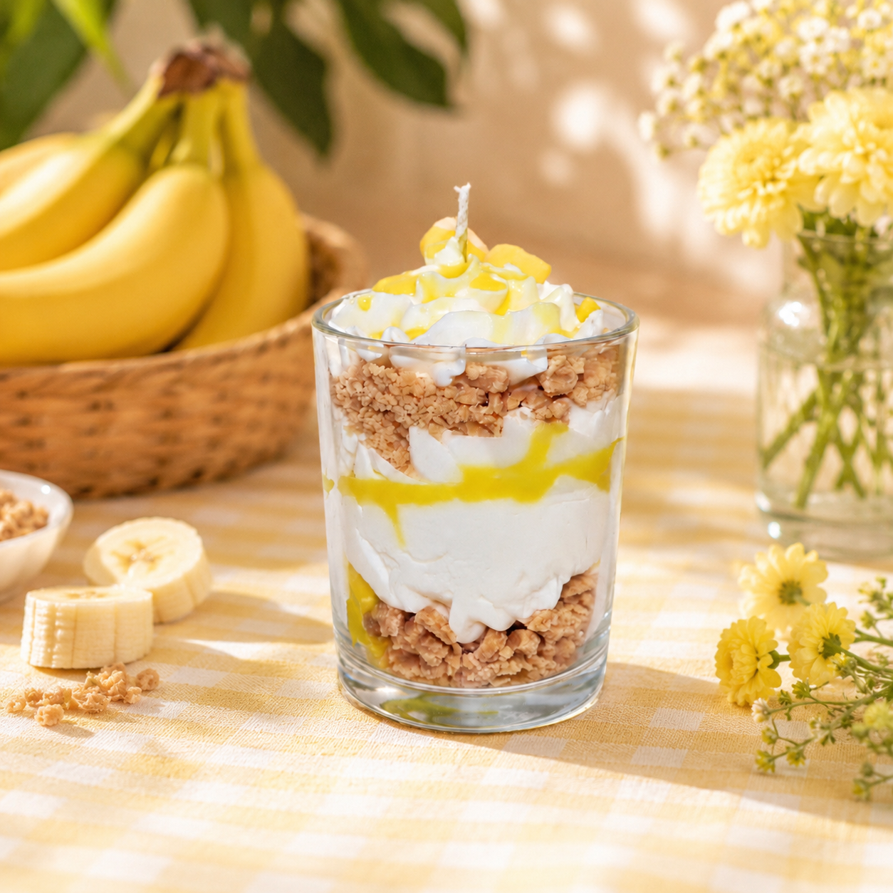 Banana Pudding Candle