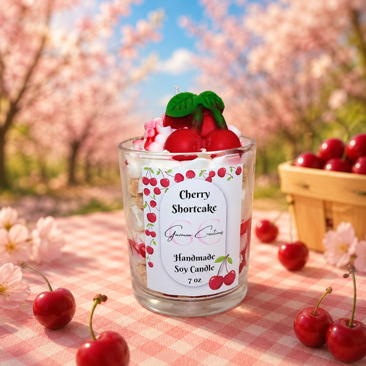 Cherry Shortcake Candle