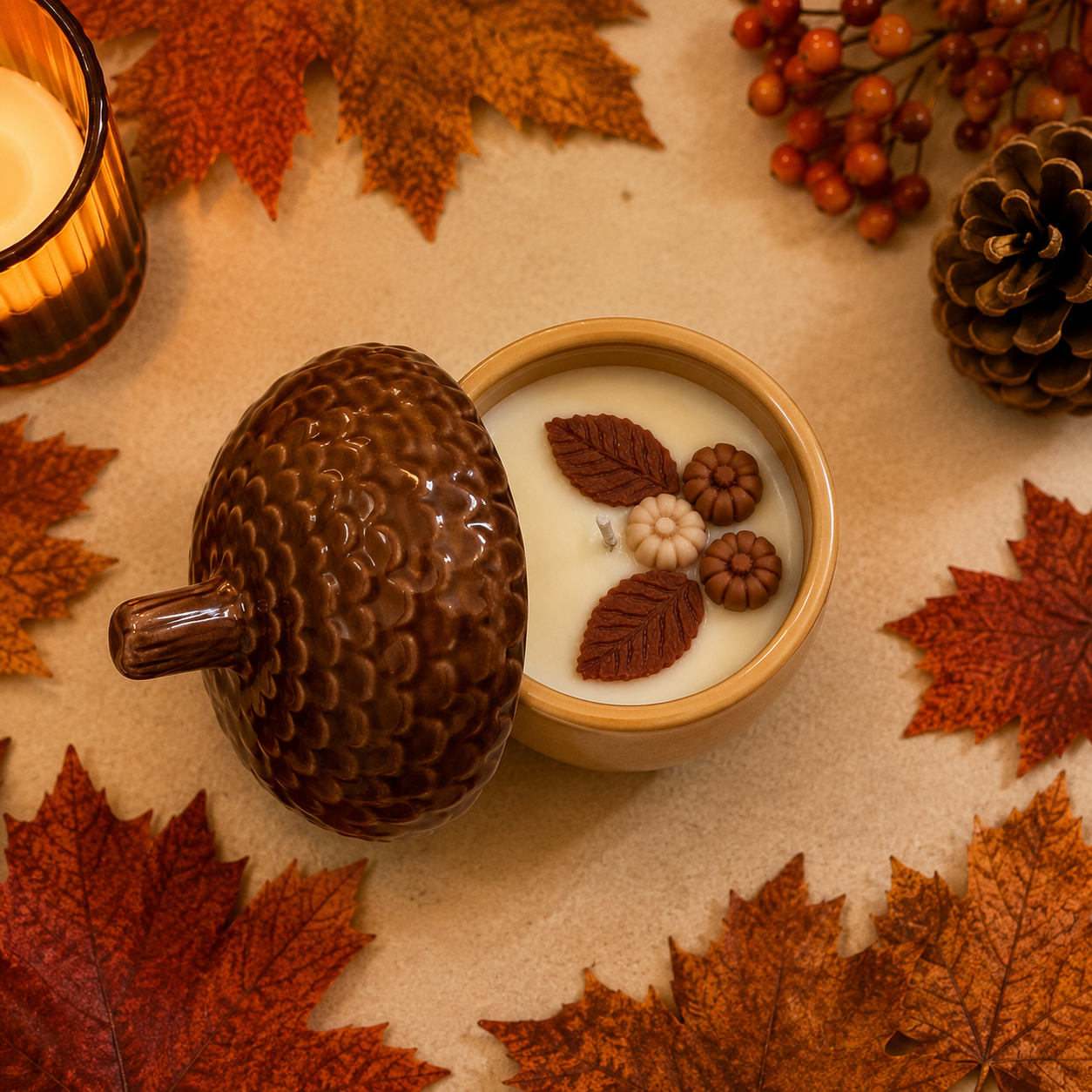 Acorn Candle