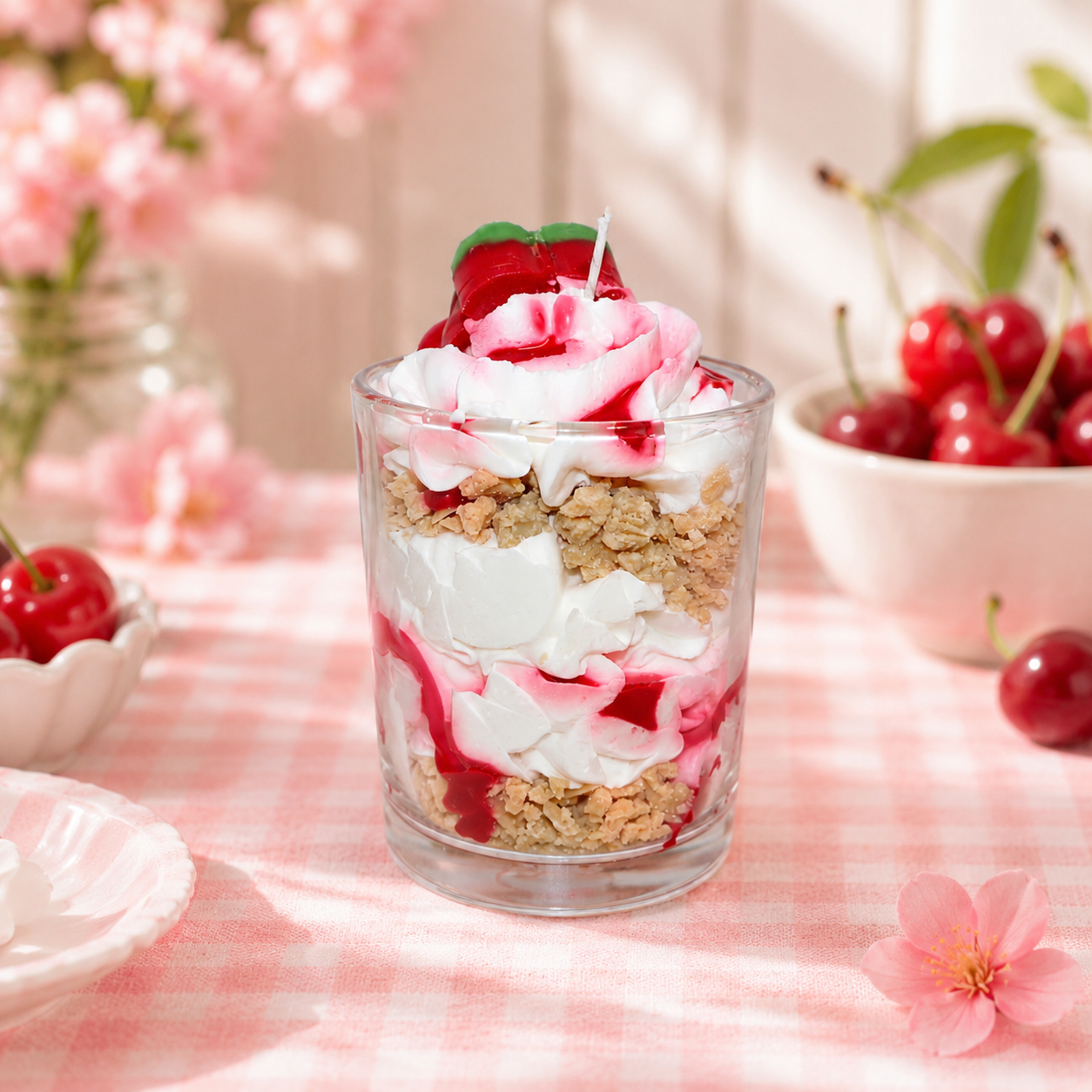 Cherry Shortcake Candle