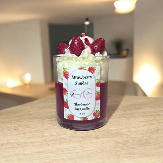 Strawberry Sundae Candle