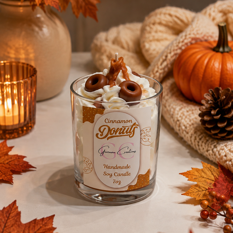 Cinnamon Donuts Candle