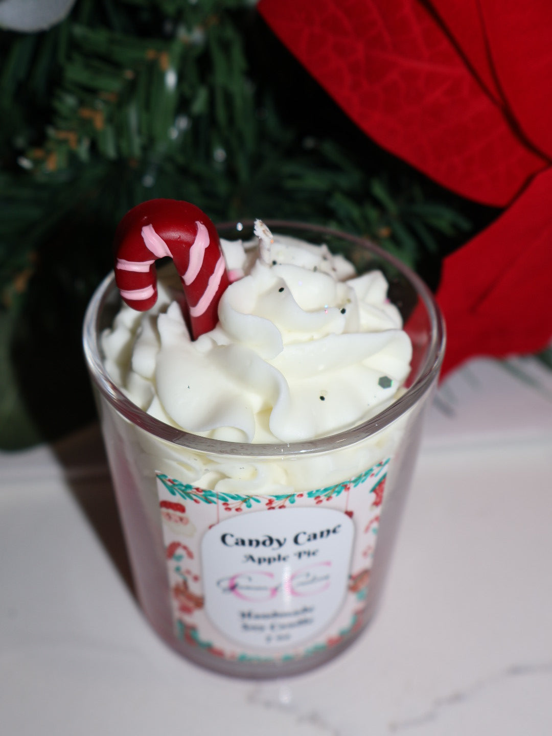 Candy Cane Candle