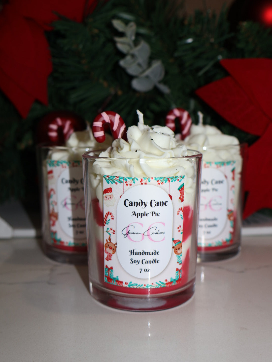 Candy Cane Candle