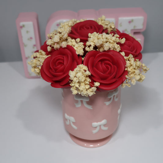 Red Bouquet of Flowers