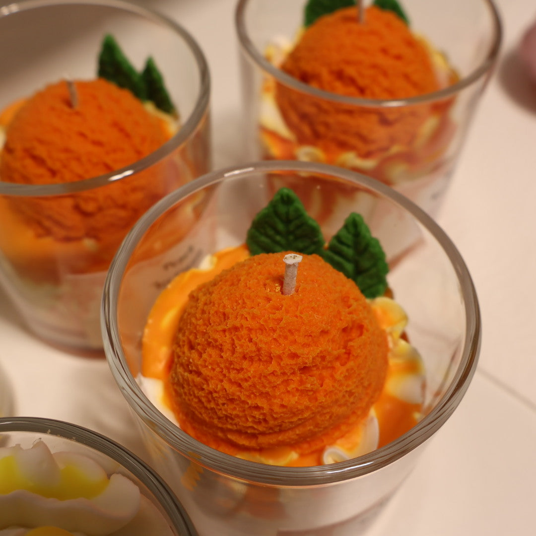 Peach Ice Cream Candle 10oz