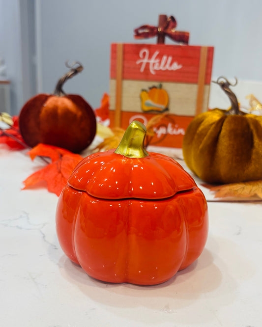 Orange Pumpkin Candle