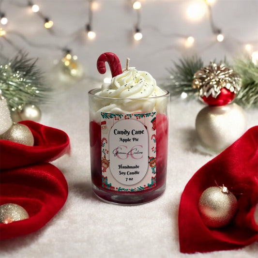 Candy Cane Candle