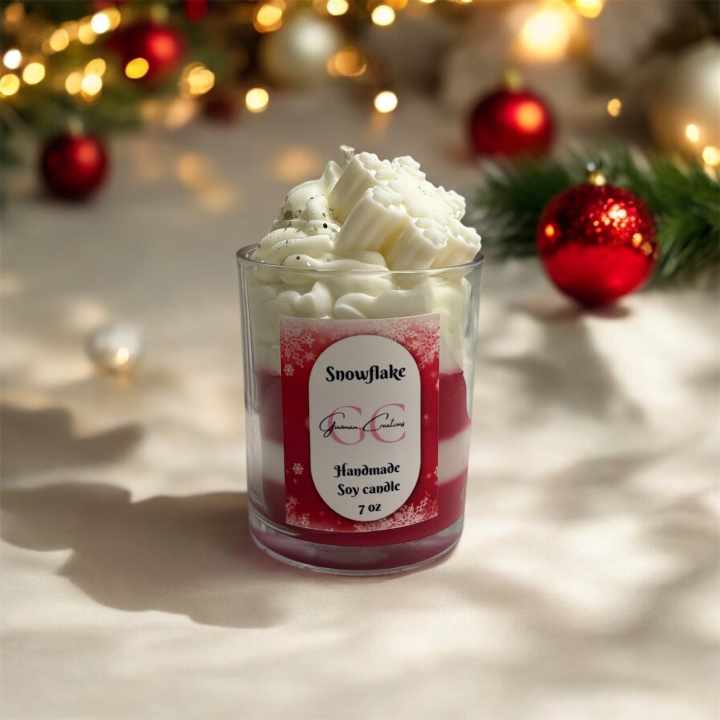 Snowflake Candle