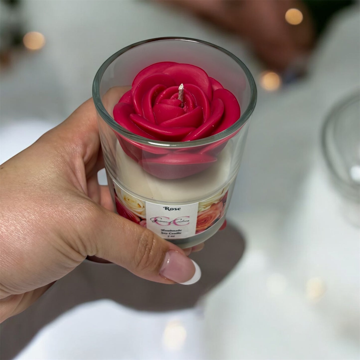 Rose Candle